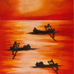 Canoes at Dusk